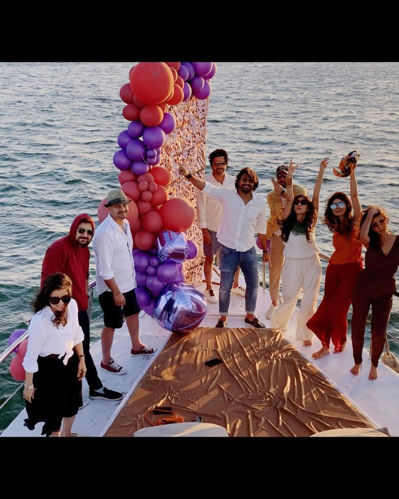 Mariyam Nafees Celebrates Birthday With Husband And Friends On A Yacht