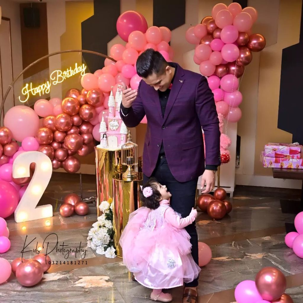 Talk Show Host Aleena Haroon's Daughter's Birthday Celebration