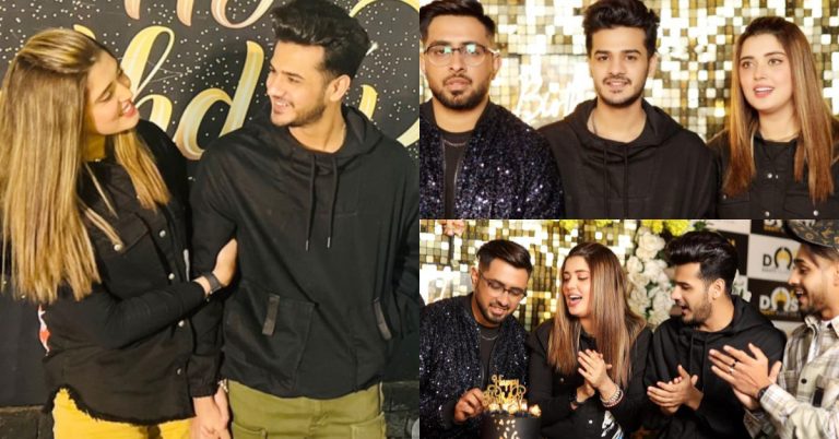 Newly Married Kanwal Aftab And Zulqarnain At Friend’s Birthday Party