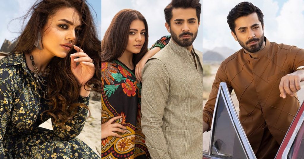 Sapphire's Latest Lawn Collection'22 Featuring Zara Noor And Sheheryar Munawar