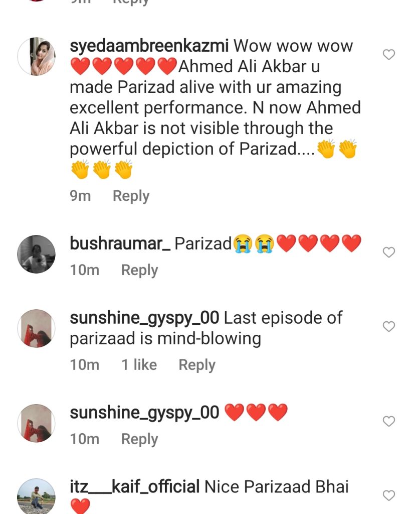 Parizaad Drama Last Episode Public Reaction