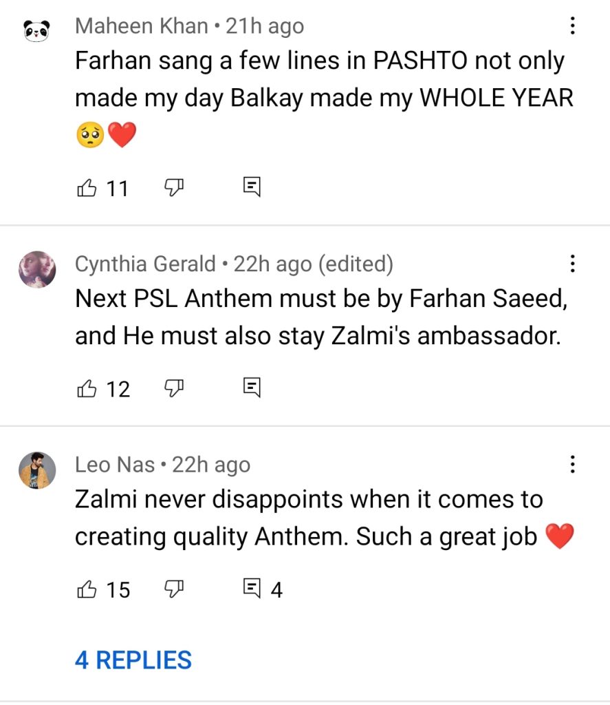 Peshawar Zalmi Anthem By Farhan Saeed Featuring Hania Aamir & Fortitude