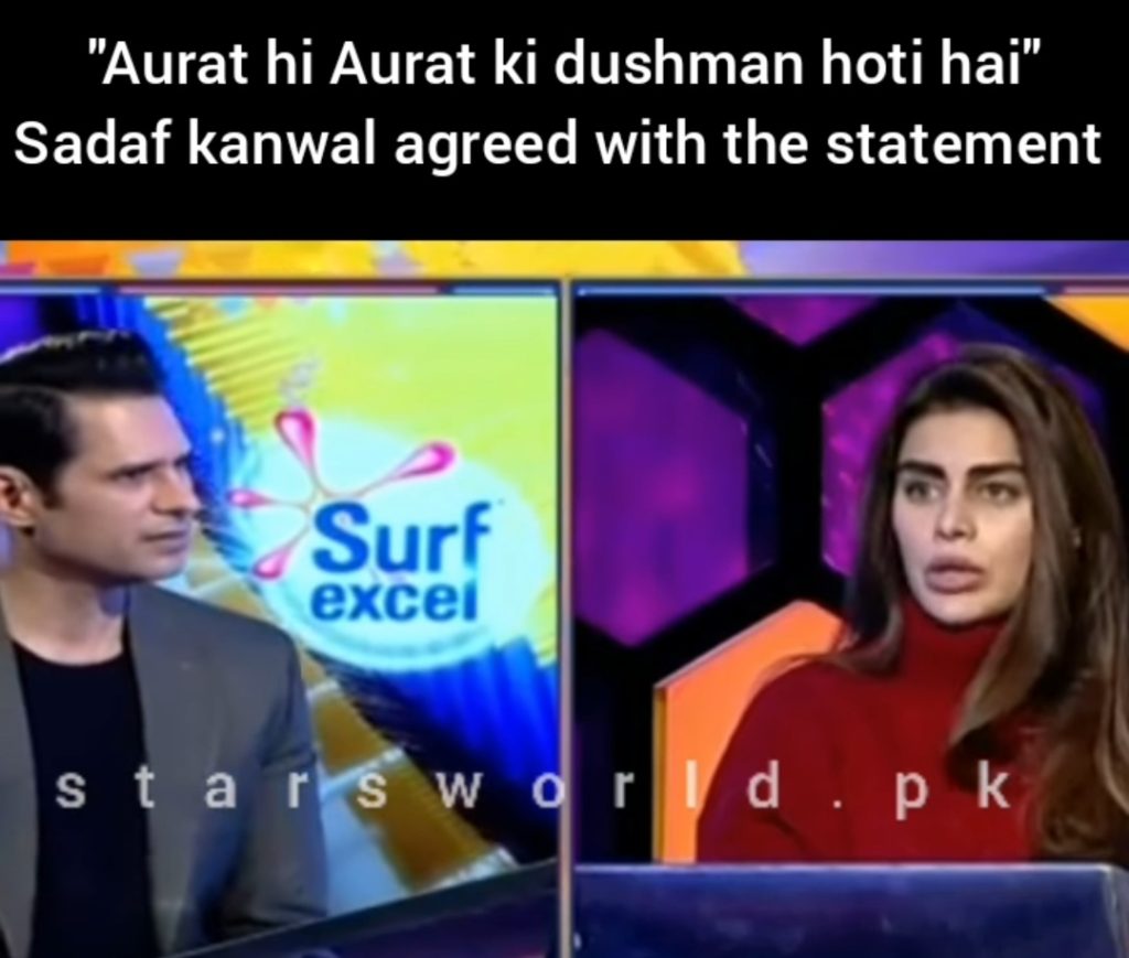 Public Shows Mirror to Sadaf Kanwal on her Recent Statement