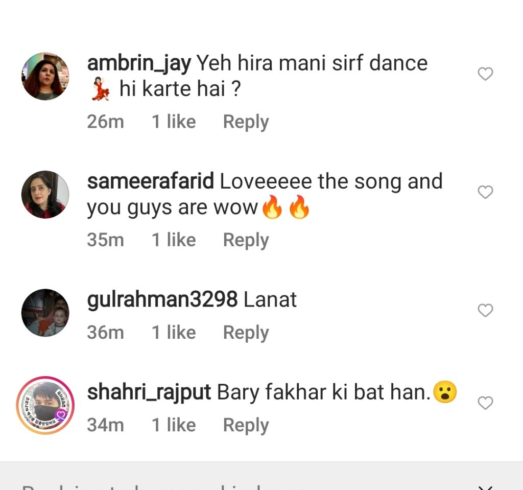 Public Reaction on Hira Mani & Anoushay Abbasi's Latest Dance Video