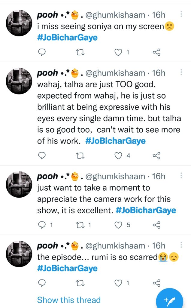 Jo Bichar Gaye Garnering Immense Public Praise