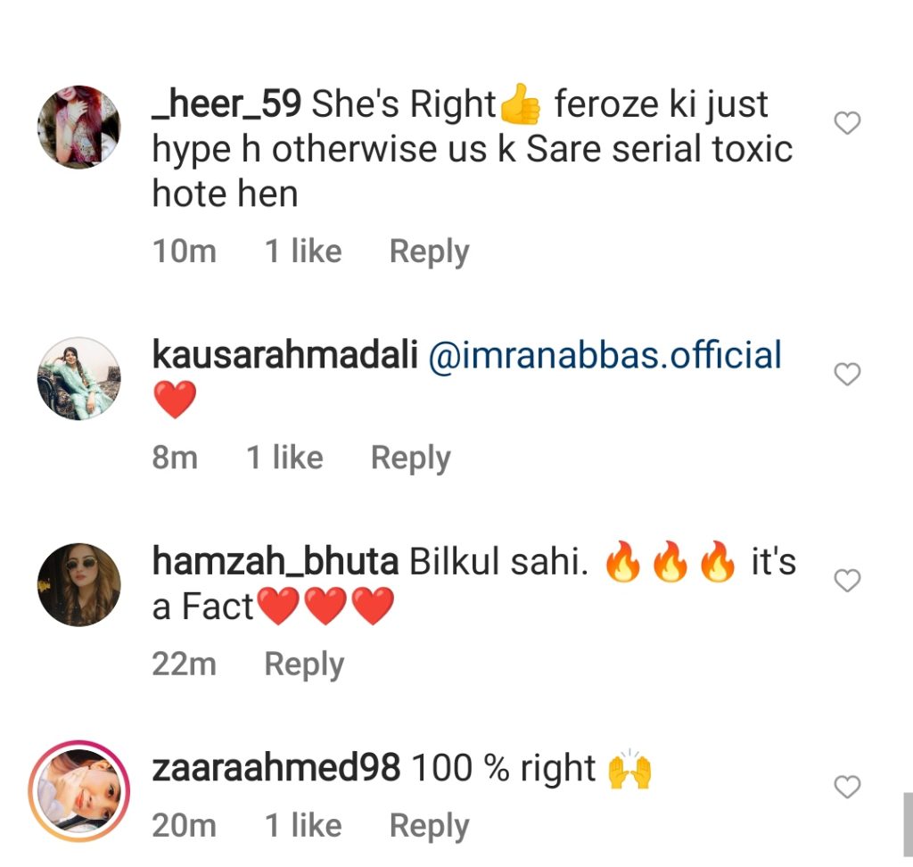 Sadia Khan Criticizes Feroze Khan & Public Agrees