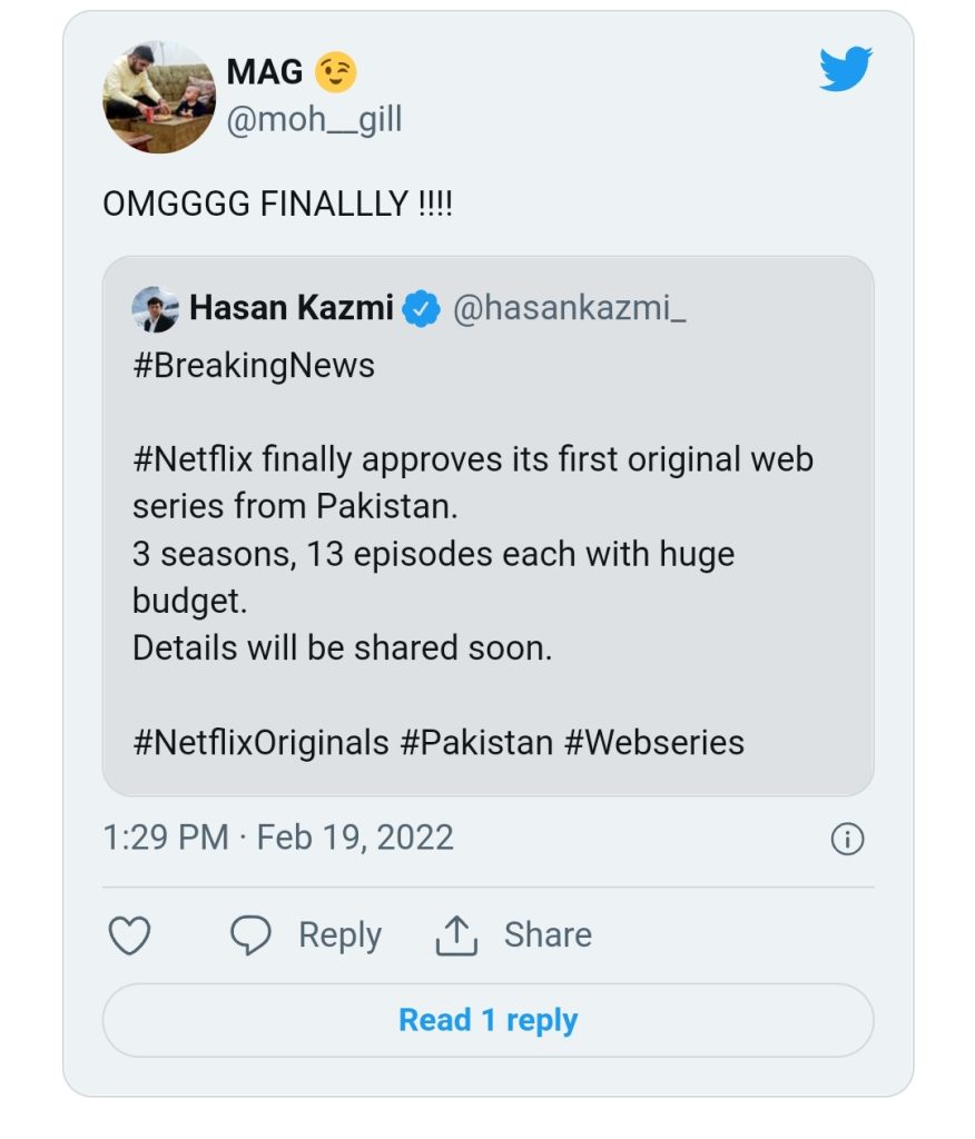 Public is Ecstatic As Netflix Approves First Original Pakistani Series