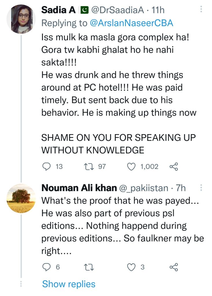 Arsalan Naseer Gets Hate on Twitter