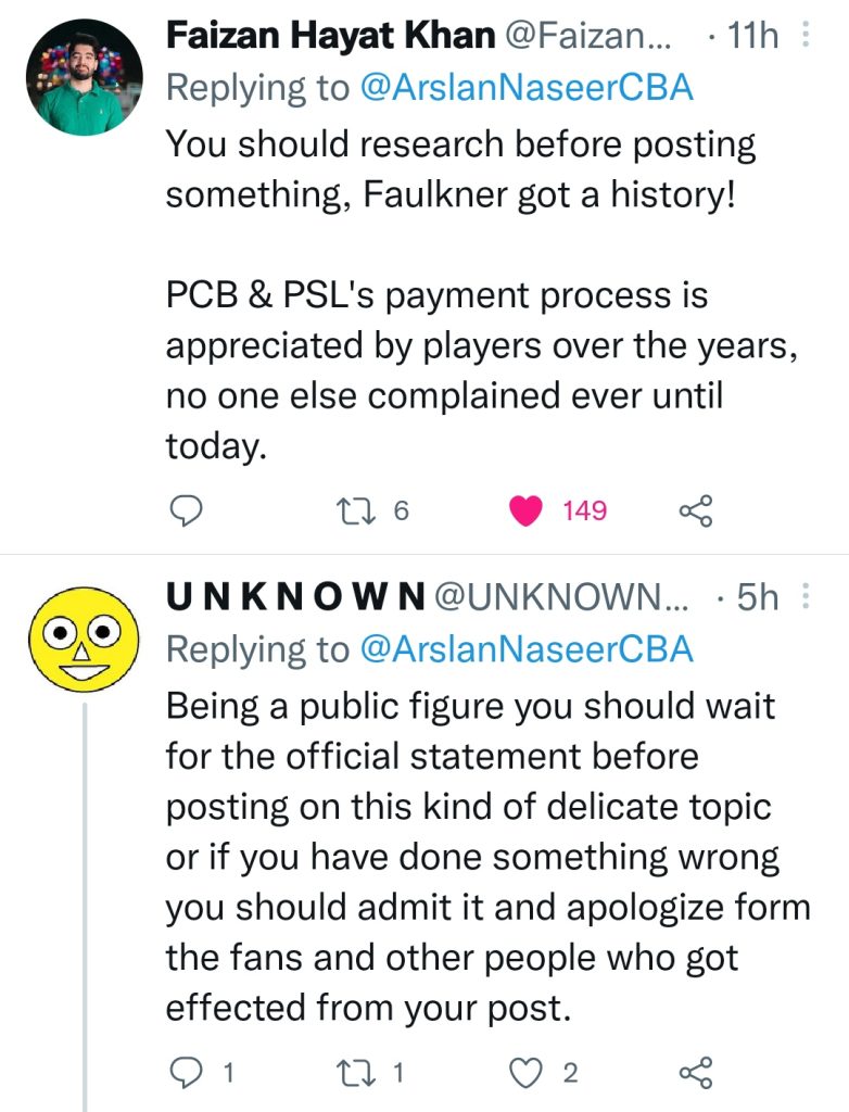 Arsalan Naseer Gets Hate on Twitter