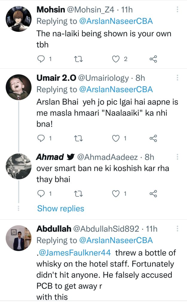 Arsalan Naseer Gets Hate on Twitter