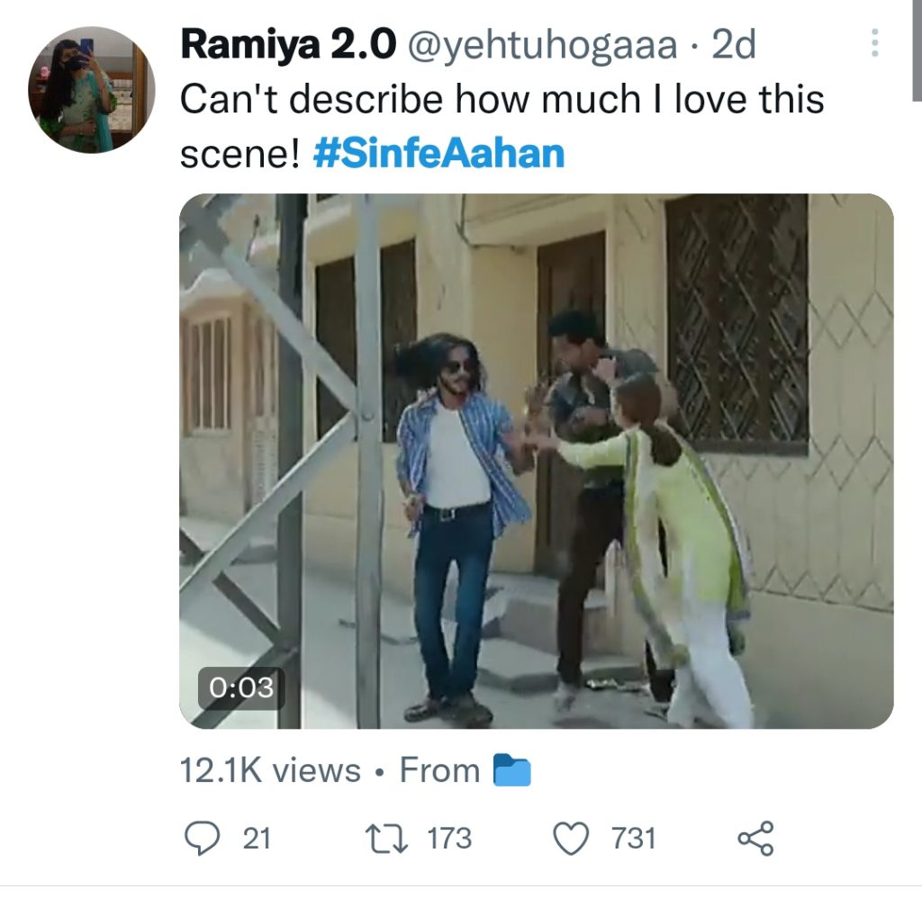 Viral Scene From Sinf E Aahan Gets Public Praise