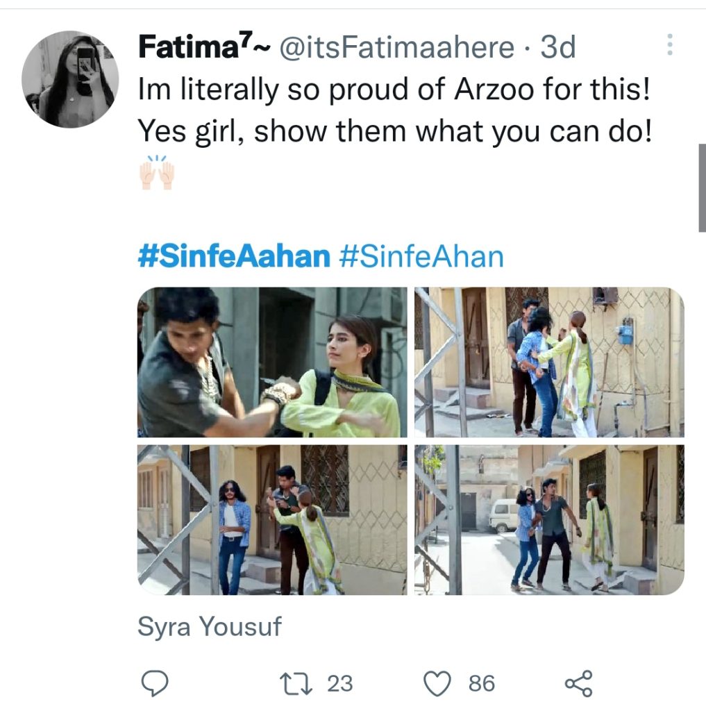 Viral Scene From Sinf E Aahan Gets Public Praise