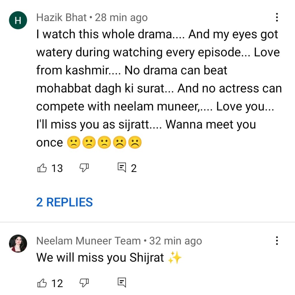 Mohabbat Dagh Ki Soorat Last Episode Public Reaction