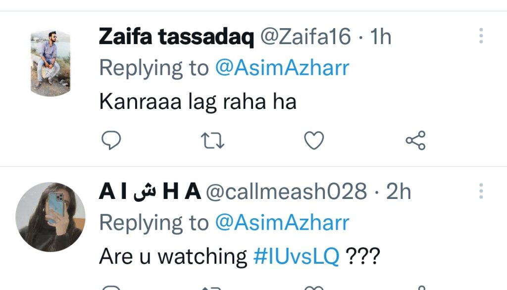 Public Reaction on Asim Azhar's Look From Sinf E Aahan