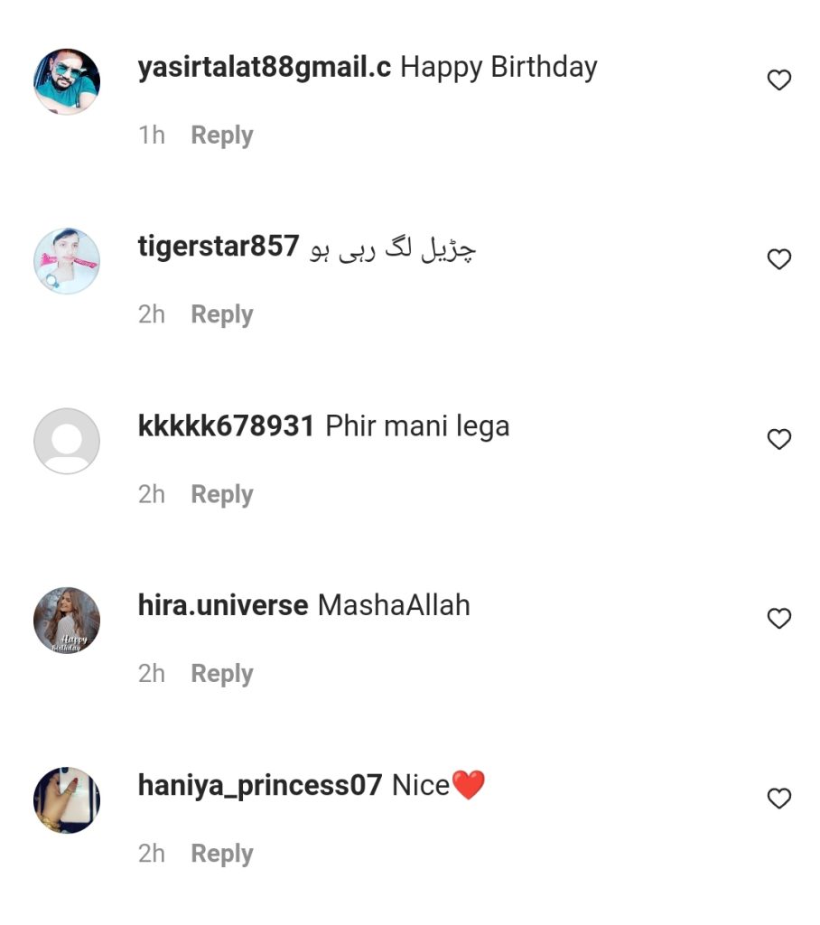 Netizens Criticize Hira Mani's Birthday Pictures