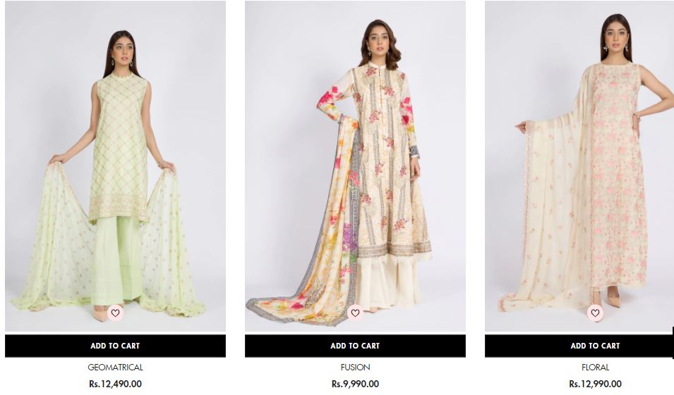 Kayseria Summer Lawn Collection 2022