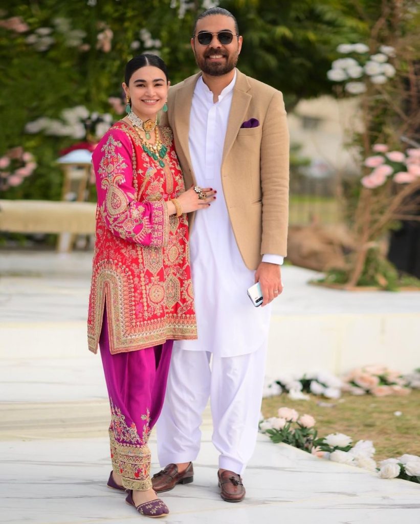 Saheefa Jabbar With Her Husband At A Wedding Event - Adorable Clicks