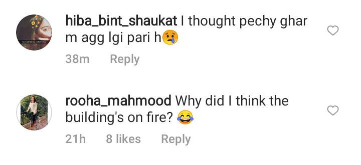 People Think Hiba And Arez's Wedding Venue Was On Fire