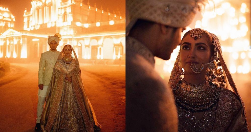 People Think Hiba And Arez's Wedding Venue Was On Fire