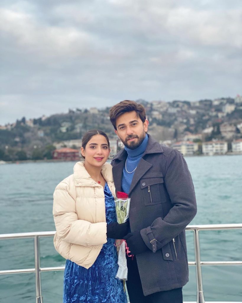 Saboor Aly & Ali Ansari Spending HoneyMoon In Istanbul - Pictures