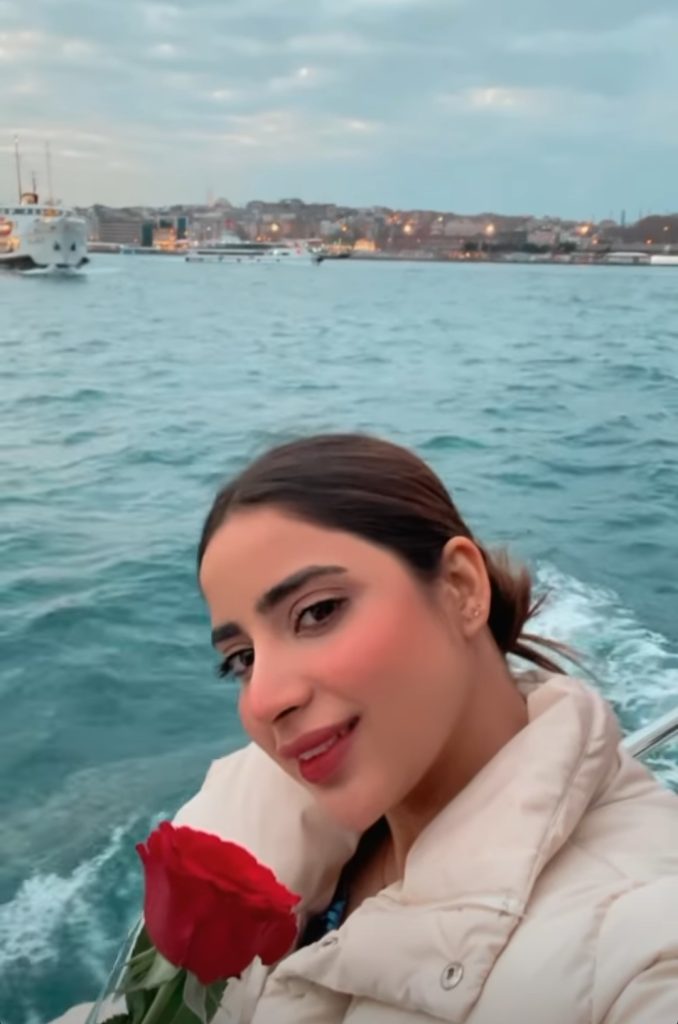 Saboor Aly & Ali Ansari Spending HoneyMoon In Istanbul - Pictures