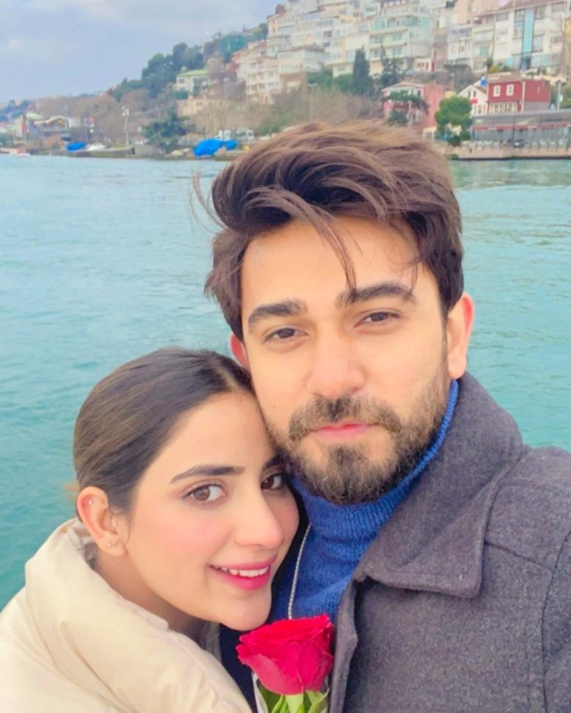 Saboor Aly & Ali Ansari Spending HoneyMoon In Istanbul - Pictures