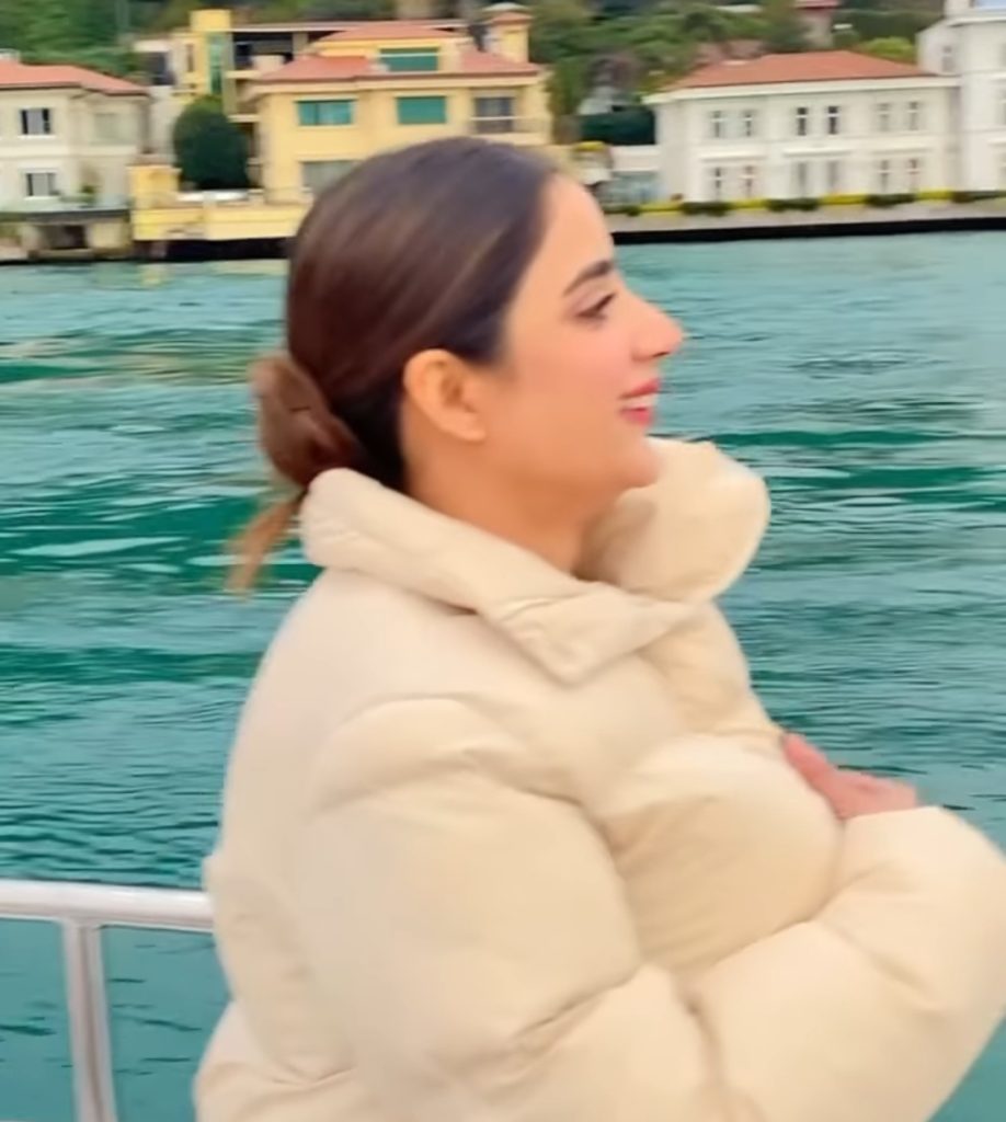 Saboor Aly & Ali Ansari Spending HoneyMoon In Istanbul - Pictures