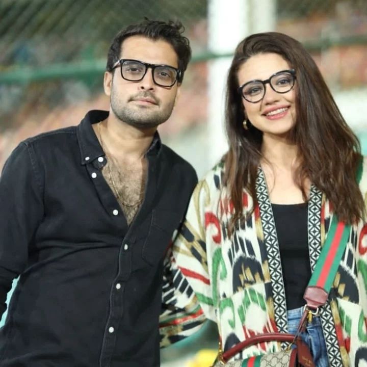Zara Noor Abbas And Asad Siddiqui At PSL 7 Match
