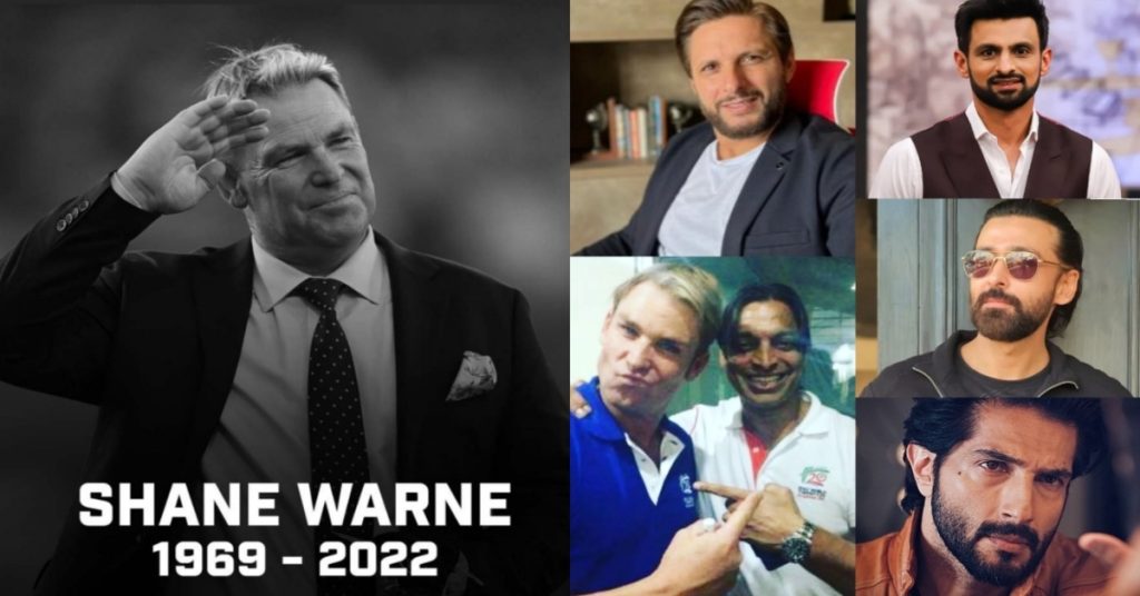 Pakistani Celebrities Extend Condolences On Shane Warne's Untimely Death