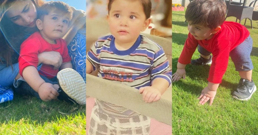 Naimal Khawar Shares Adorable Pictures of Little Son Mustafa Abbasi