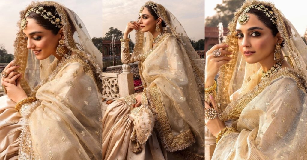 Maya Ali Dolled Up in Beautiful Gold Ensemble