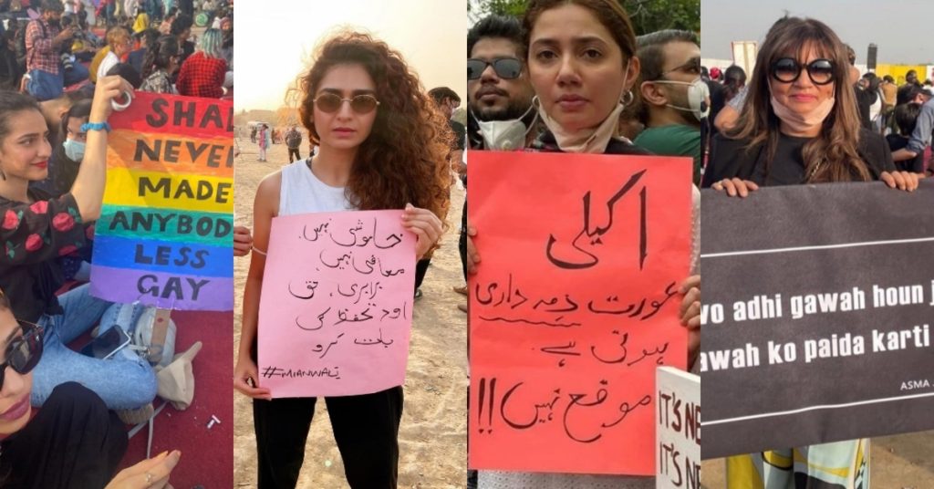 Highlights From Aurat March 2022