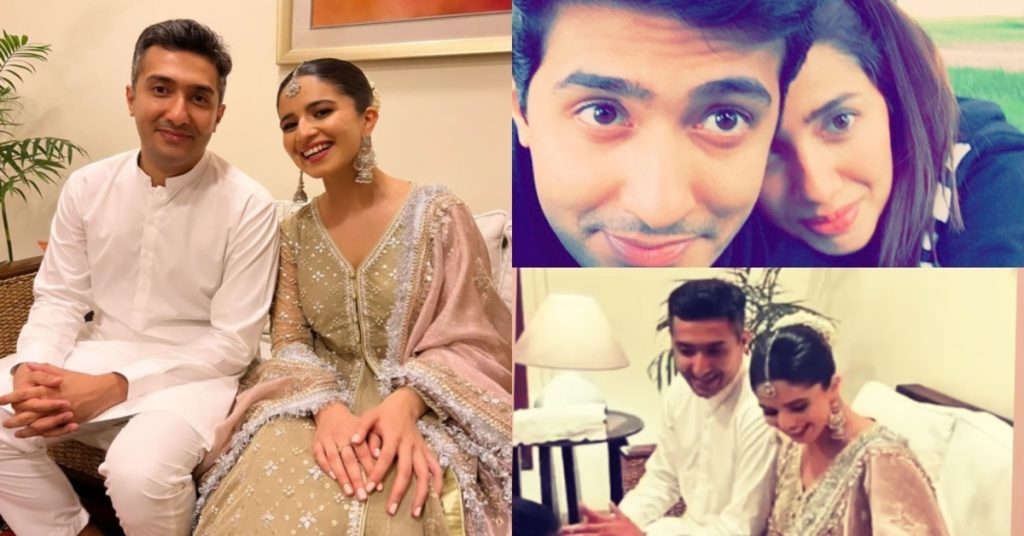 Mahira Khan Brother Hissan's Engagement Pictures