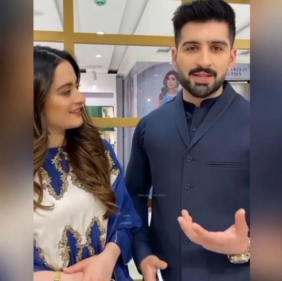 Aiman And Muneeb At The Store Launch In Lahore