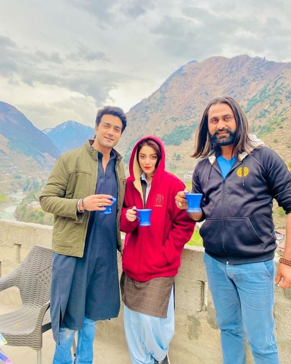 Alizeh Shah And Shehzad Sheikh Spotted In Kashmir For Their Upcoming Project