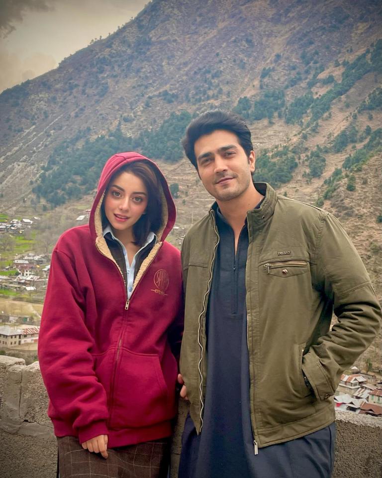 Alizeh Shah And Shehzad Sheikh Spotted In Kashmir For Their Upcoming Project