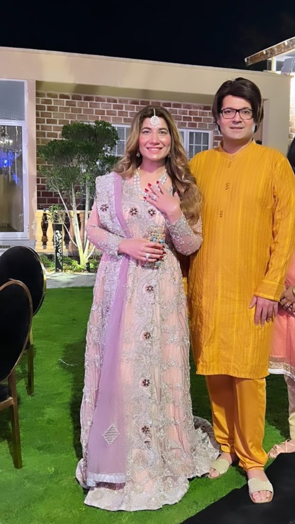 Celebrities Spotted At Veteran Actress Anjuman’s Son’s Walima Ceremony