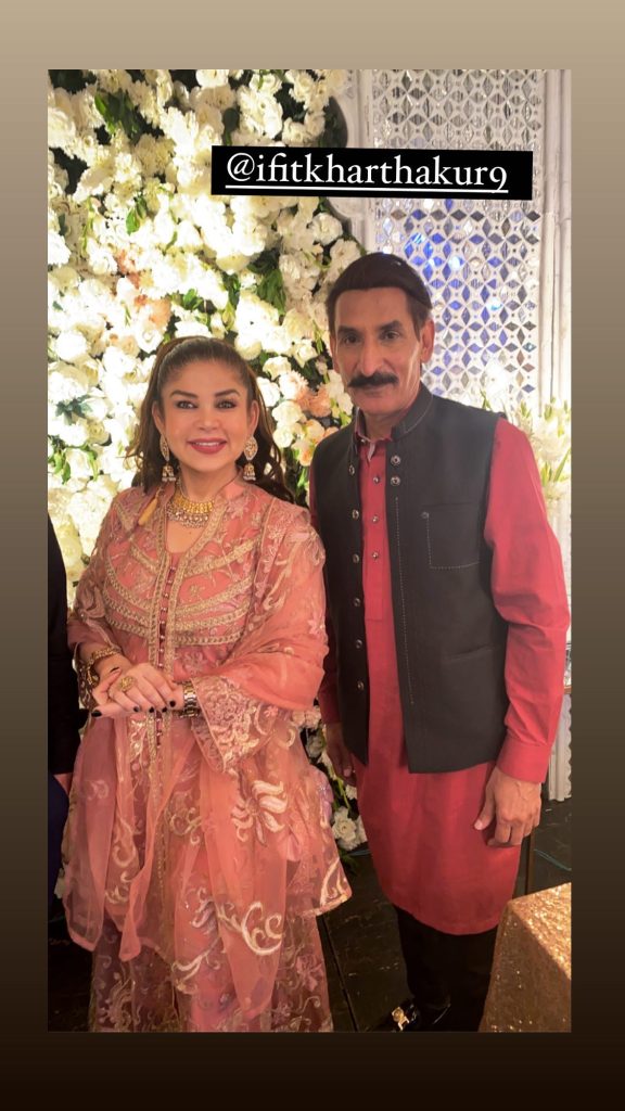 Celebrities Spotted At Veteran Actress Anjuman’s Son’s Walima Ceremony