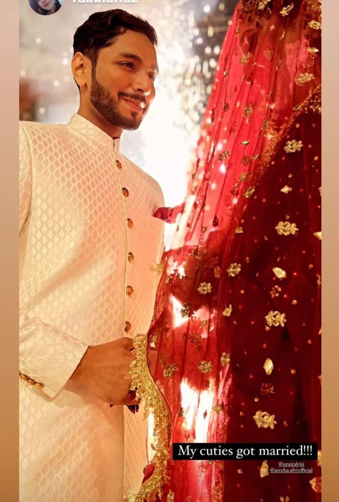 Shahood Alvi's Daughter Areeba Alvi Wedding Pictures