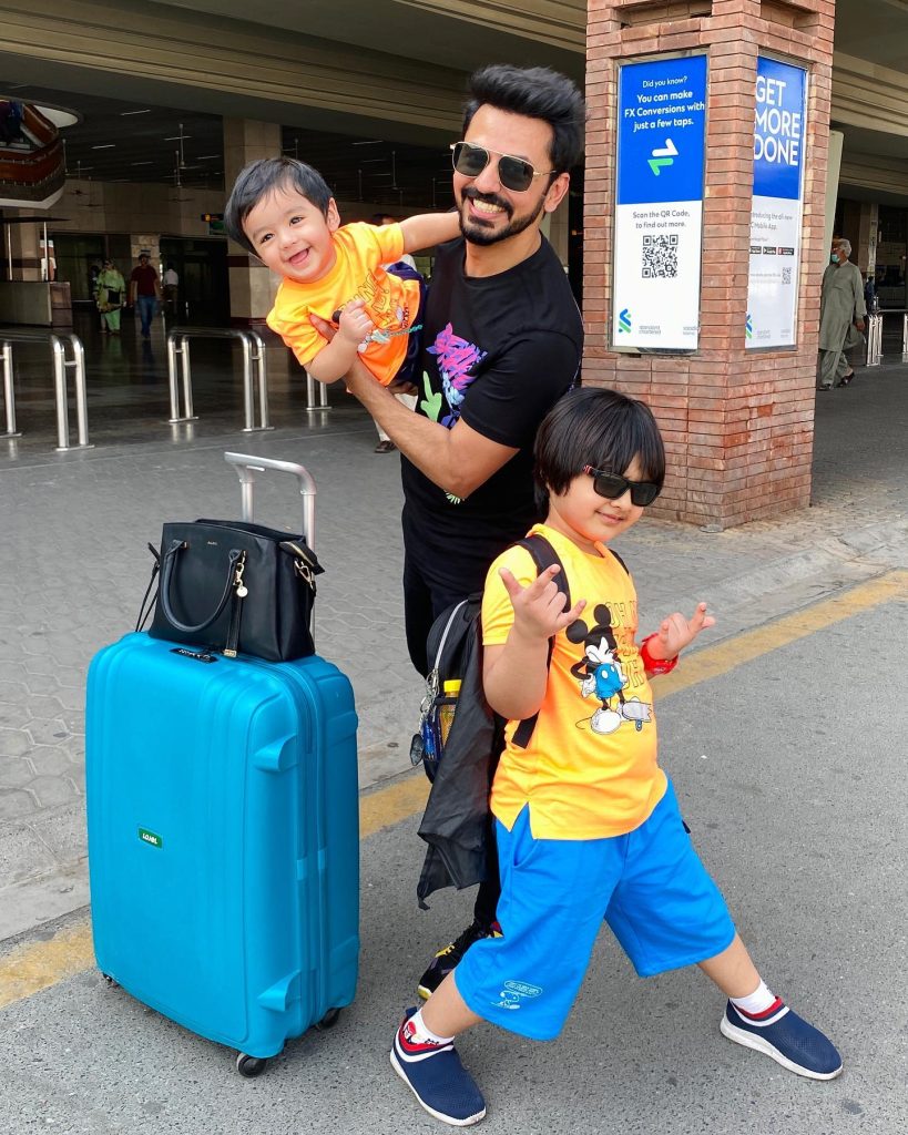 Bilal Qureshi's Recent Travelling Pictures With Family