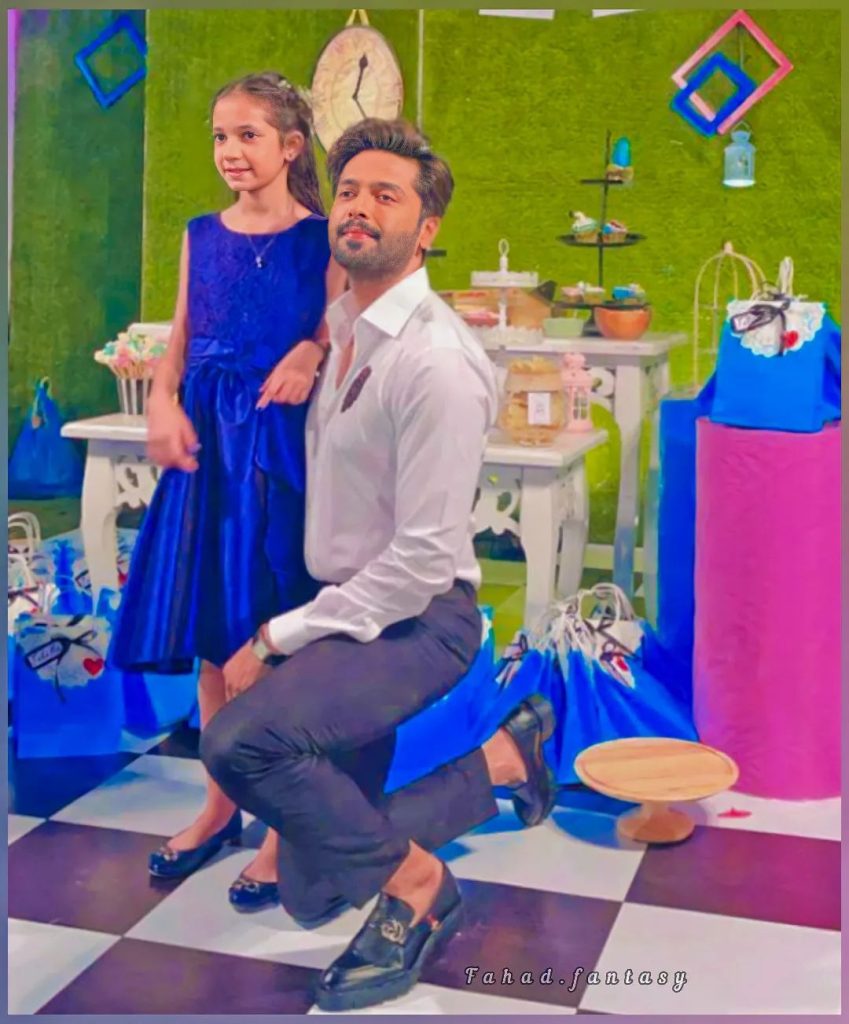 Fahad Mustafa Celebrates Daughter's Birthday | Reviewit.pk