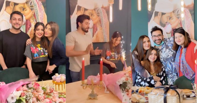 Saboor Ali’s Intimate Birthday Pictures