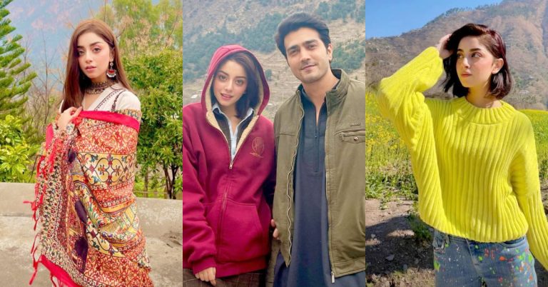 Alizeh Shah And Shehzad Sheikh Spotted In Kashmir For Their Upcoming Project