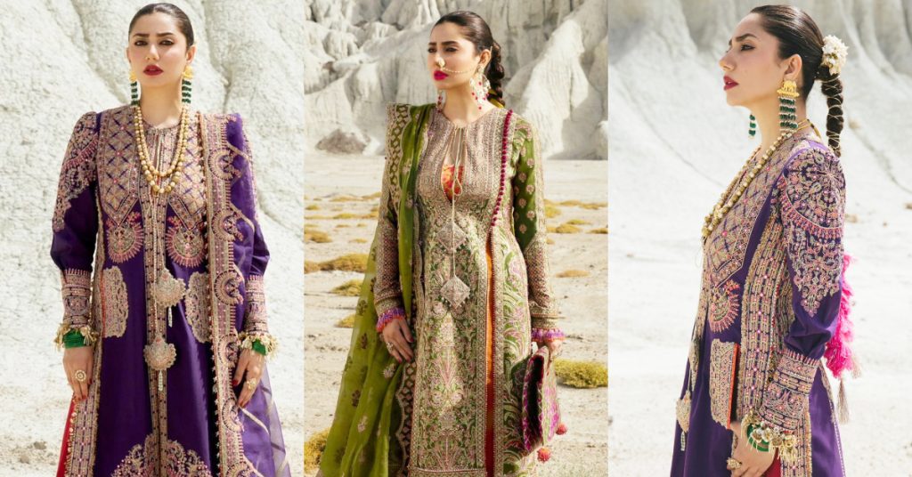 Hussain Rehar’s latest luxury lawn Collection’22 Featuring Mahira Khan