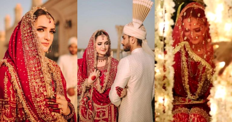 Shahood Alvi’s Daughter Areeba Alvi Wedding Pictures