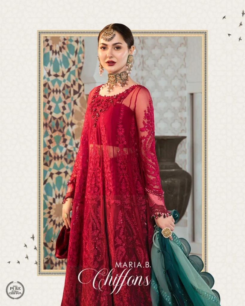 Maria. B Eid Collection’22 Featuring Hania Aamir