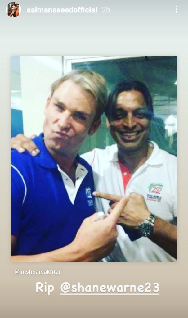 Pakistani Celebrities Extend Condolences On Shane Warne's Untimely Death