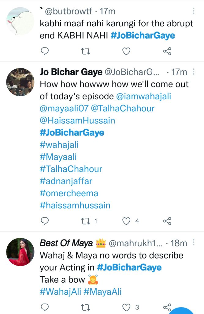 Jo Bichar Gaye Last Episode Leaves Public In Tears