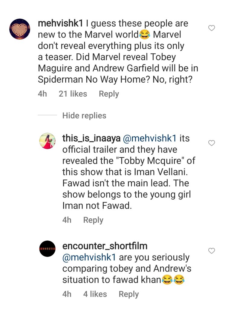 Public Debate on Fawad Khan's Absence From Ms Marvel Trailer