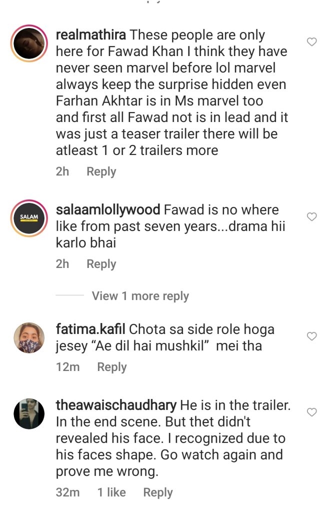 Public Debate on Fawad Khan's Absence From Ms Marvel Trailer